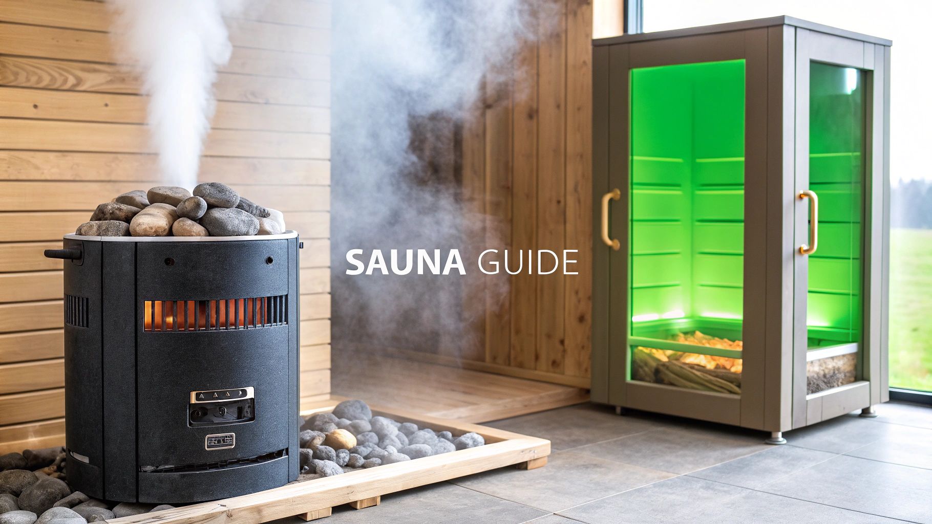 Different kinds of saunas: Finnish, infrared and more