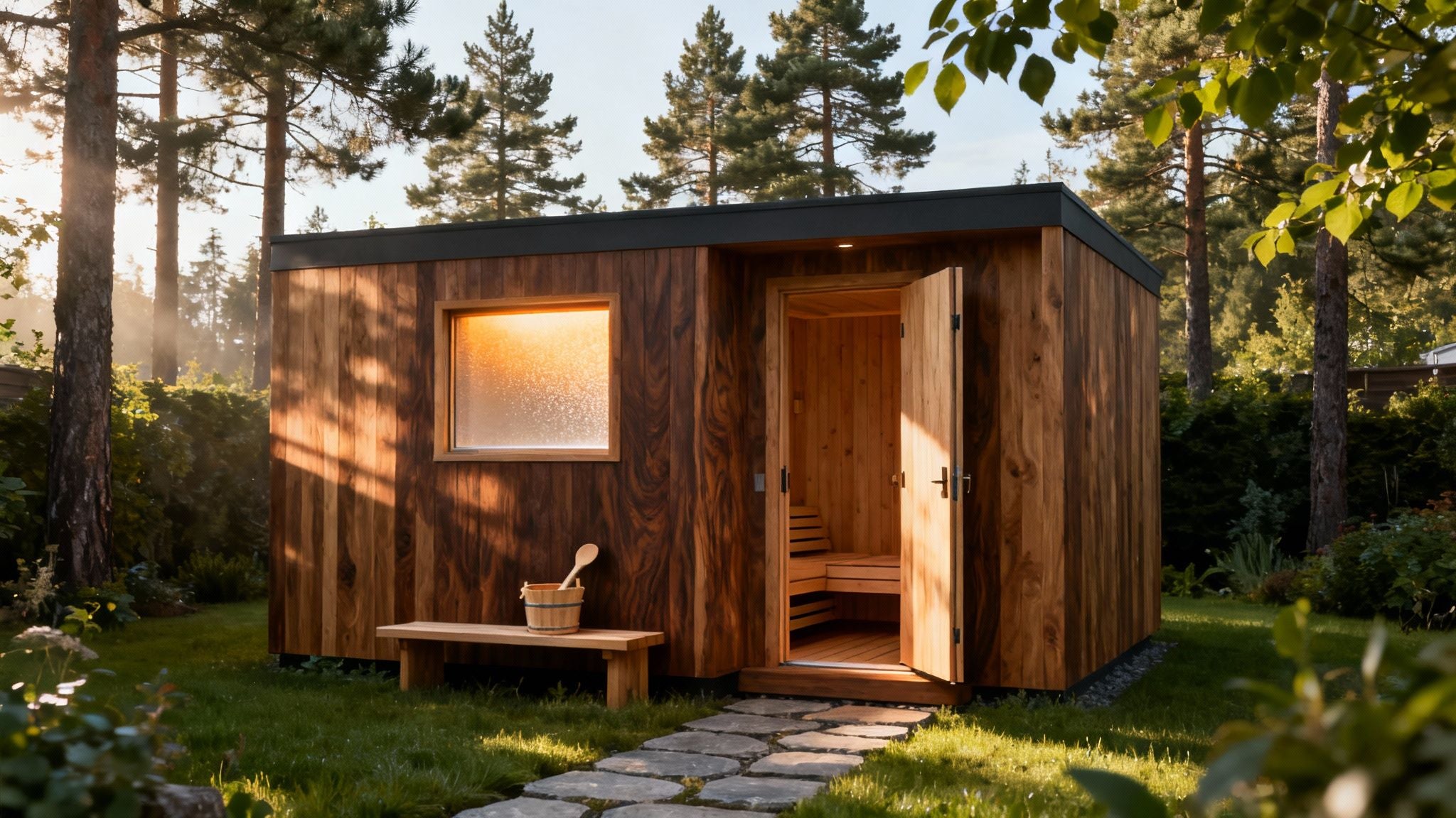 Making an Outdoor Sauna a Backyard Reality