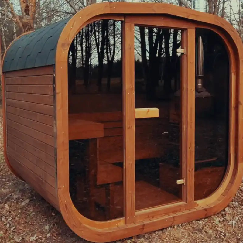 MW20 Outdoor Sauna for 6 People - Luxury ThermoWood Retreat
