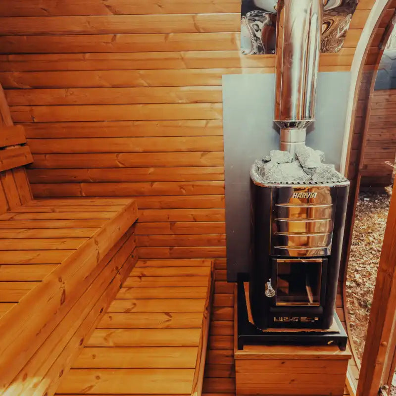 MW20 Outdoor Sauna for 6 People - Luxury ThermoWood Retreat