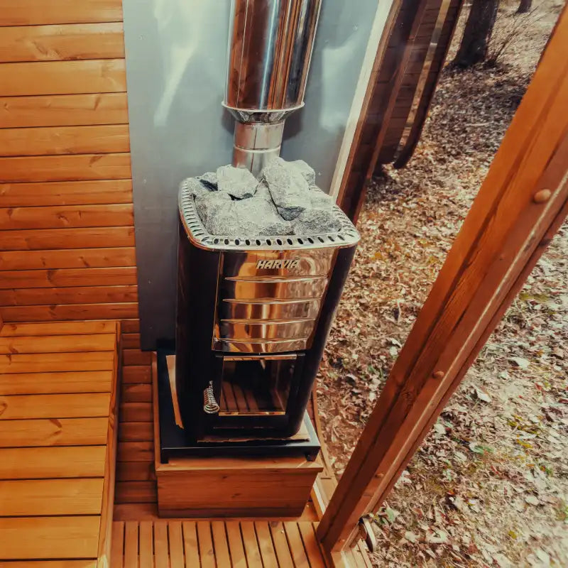 MW20 Outdoor Sauna for 6 People - Luxury ThermoWood Retreat