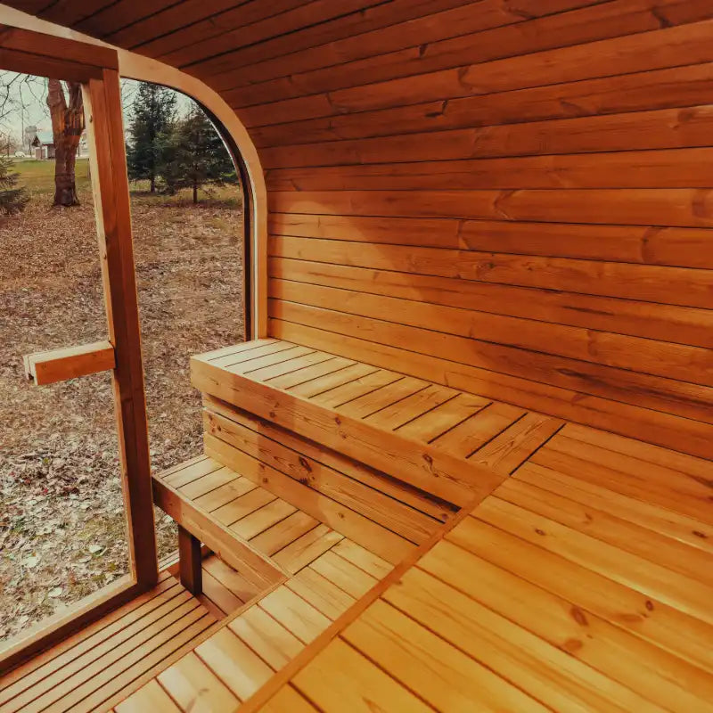 MW20 Outdoor Sauna for 6 People - Luxury ThermoWood Retreat