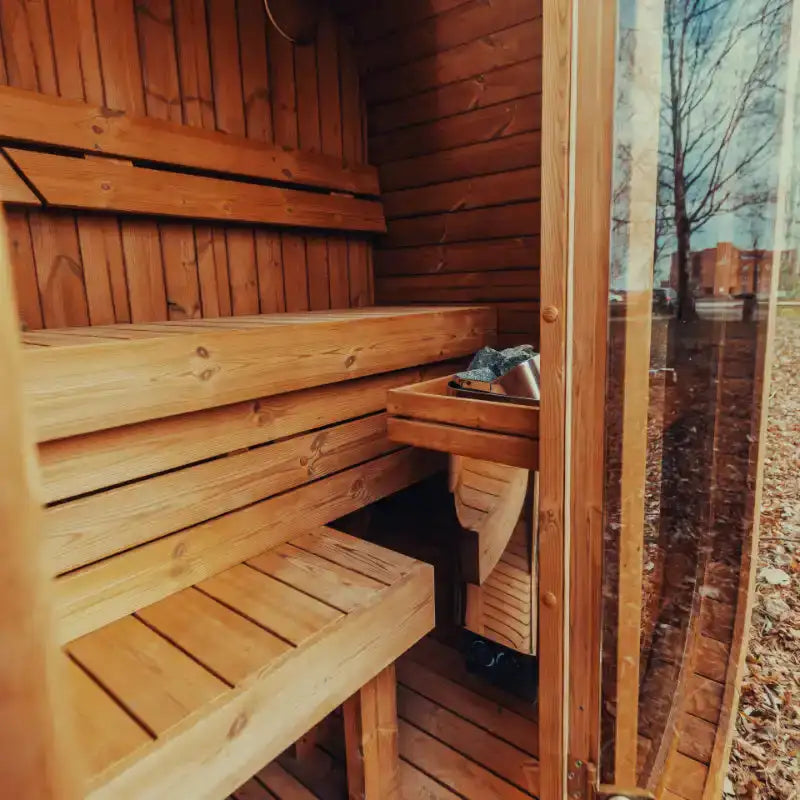 Mande MW12 Outdoor Sauna - ThermoWood® Design for Patios