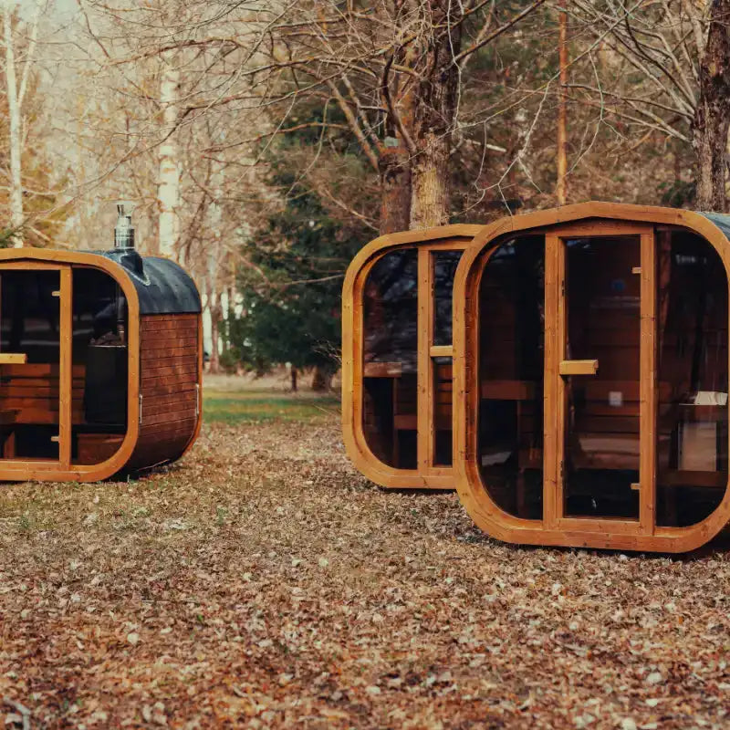 Mande MW12 Outdoor Sauna - ThermoWood® Design for Patios