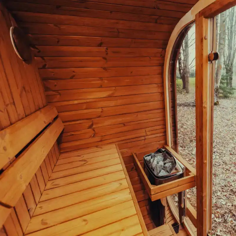 Mande MW12 Outdoor Sauna - ThermoWood® Design for Patios