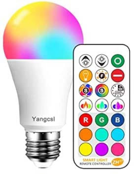 Shop Mood Light Bulb - LED Color Changing Light with Remote