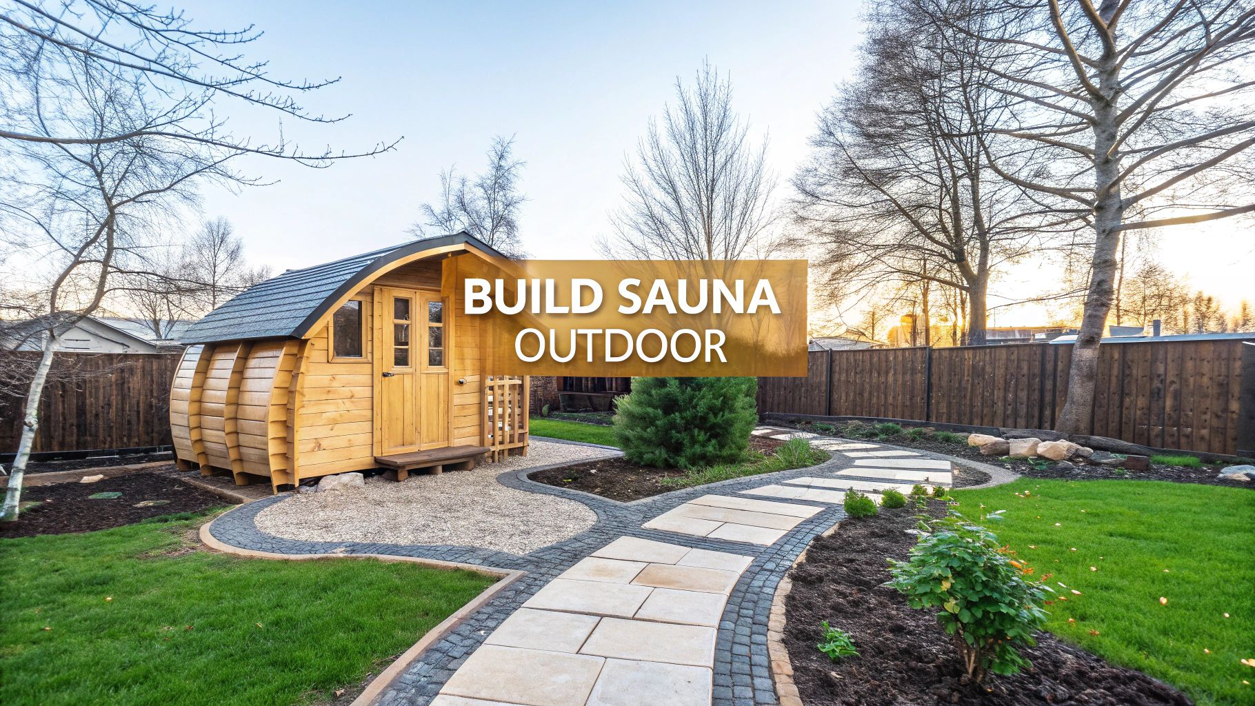 Build Sauna Outdoor: Create Your Backyard Wellness Retreat