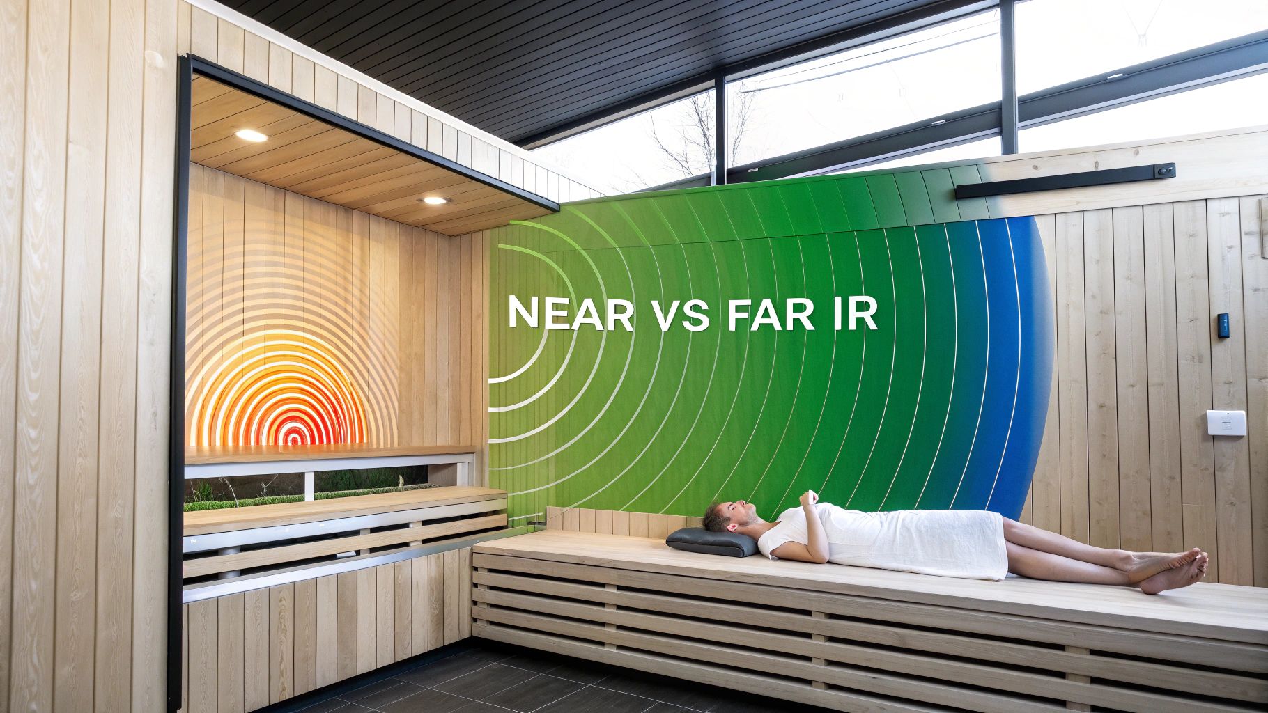 Difference between near and far infrared: What It Means for Your Sauna