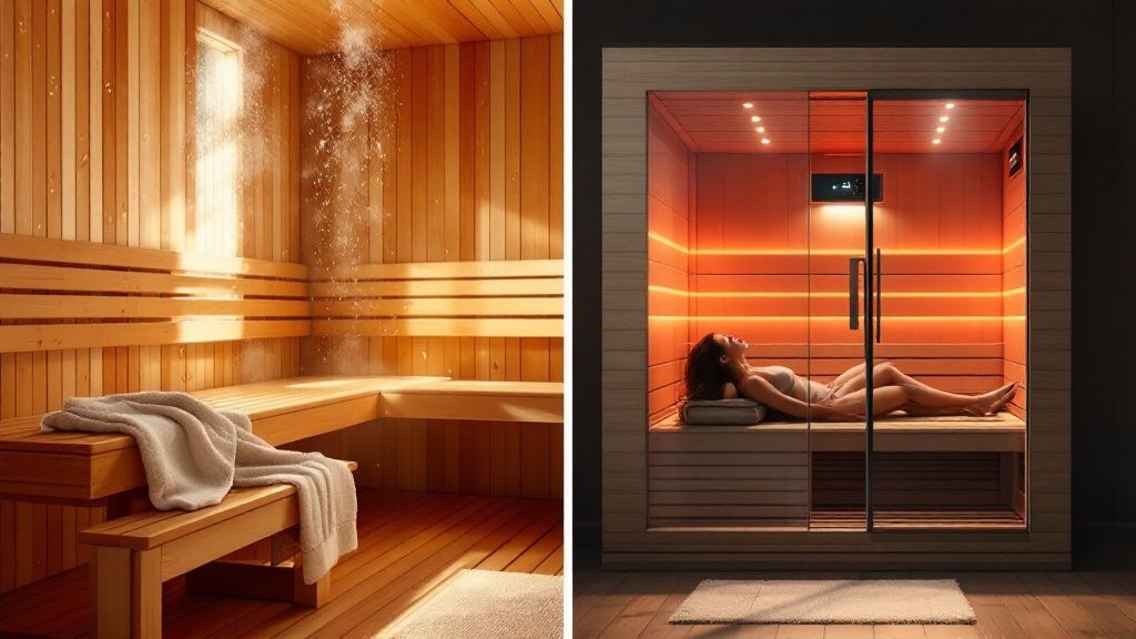 Steam vs Infrared Sauna A Definitive Guide